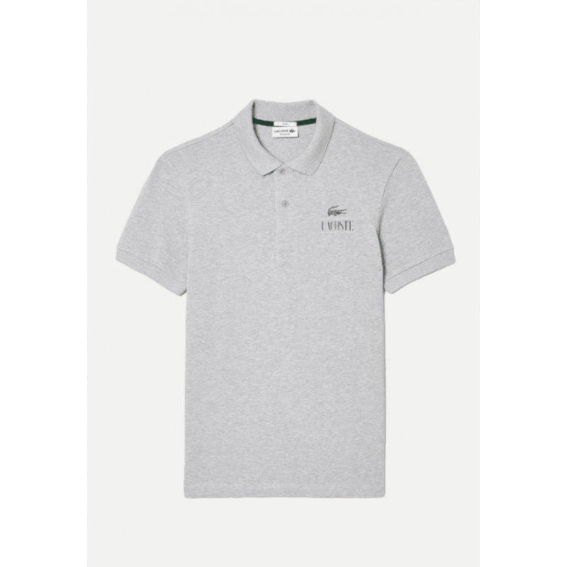 Polo Lacoste Homme CORE GRAPHICS Gris