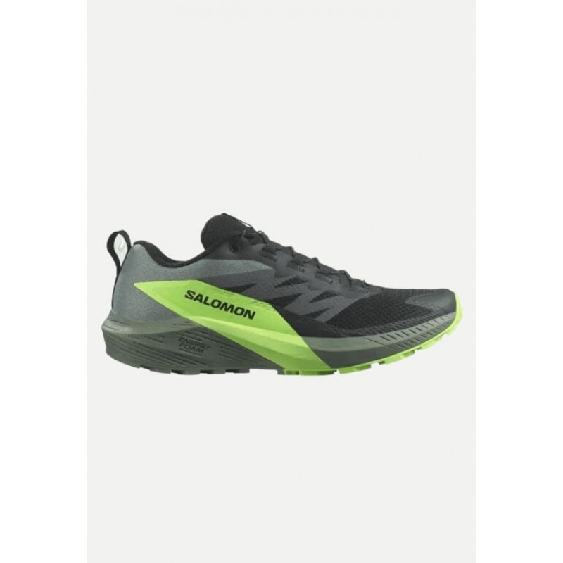 Chaussures de trail Salomon Homme SENSE RIDE 5 Vertes