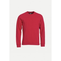 Sweat unisexe Clique CLASSIC ROUNDNECK rouge