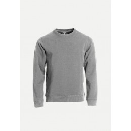 Sweat unisexe Clique CLASSIC ROUNDNECK gris