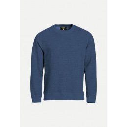 Sweat unisexe Clique CLASSIC ROUNDNECK bleu mélange