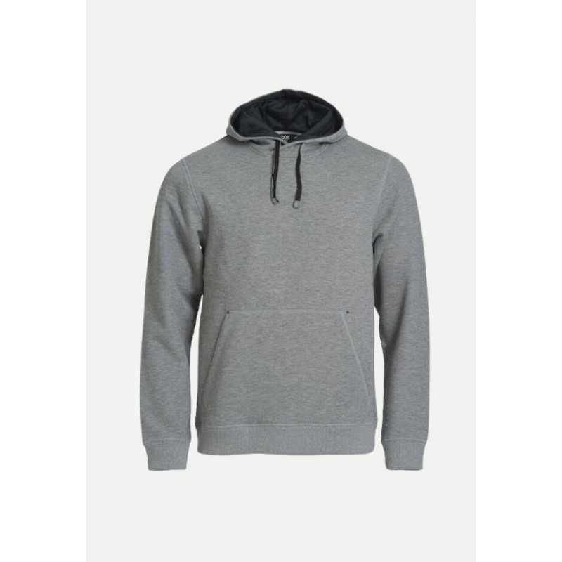 Sweat Homme Clique CLASSIC HOODY gris mélange