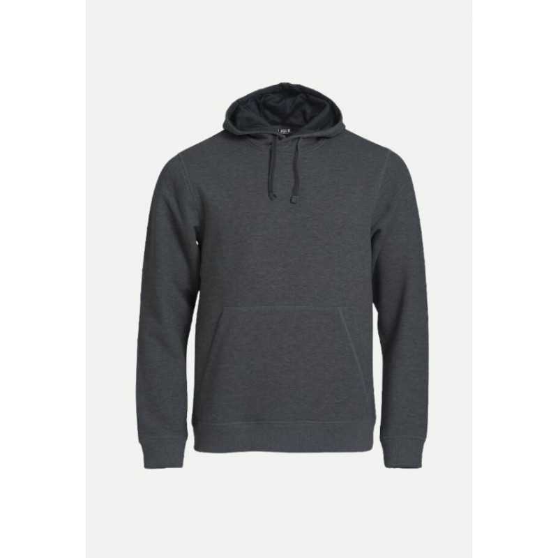 Sweat Homme Clique CLASSIC HOODY gris anthracite