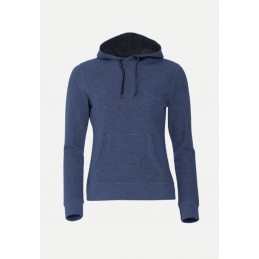 Sweat femme Clique CLASSIC HOODY bleu mélange