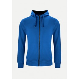 Sweat à capuche zippé Clique Homme CLASSIC bleu