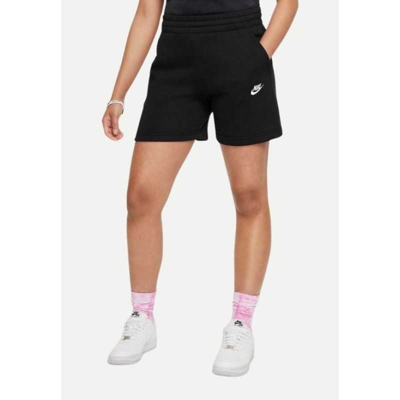 Short en molleton Nike Enfant CLUB FLEECE Noir