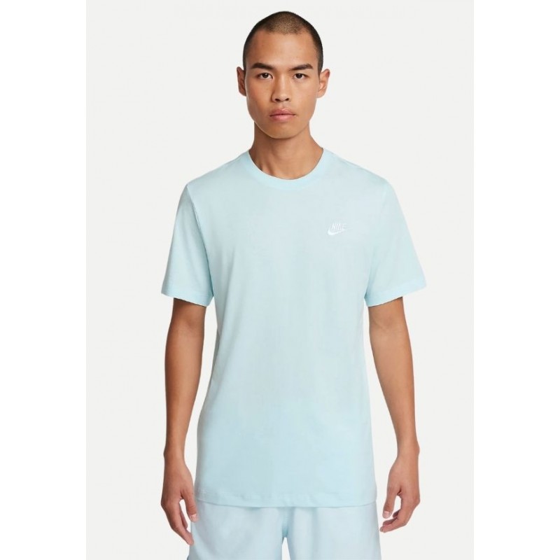 T-shirt Nike Homme CLUB Bleu clair