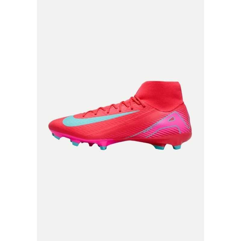 Chaussures de foot montantes à crampons Nike Homme ZM SUPERFLY 10 ACAD FG/MG Rouges