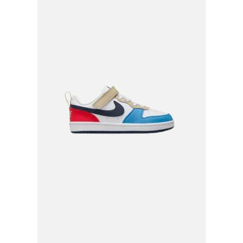 Chaussures Nike Enfant COURT BOROUGH LOW RECRAFT (PS) Blanches