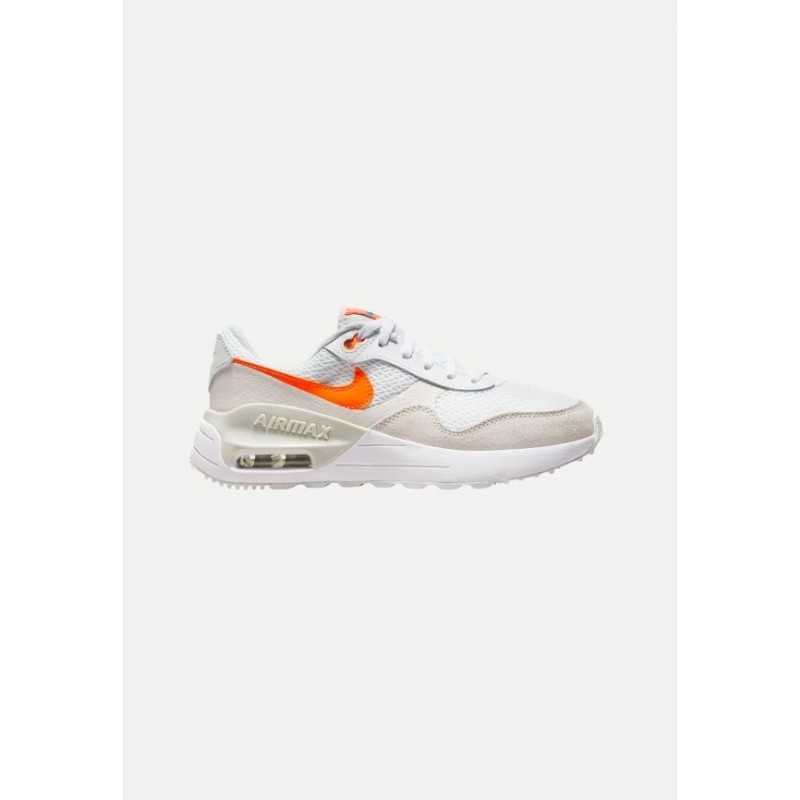 Chaussures Nike Enfant AIR MAX SYSTM (GS) Blanches